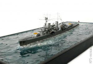 1/700 German Light Cruiser Konigsberg 1940 – Budowa cz. 3