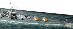 1/700 German Light Cruiser Konigsberg 1940 – Budowa cz. 3