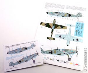 1/72 Bf 109E-4 Decal Stipple Camo - Special Hobby