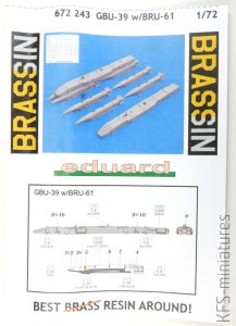 1/72 GBU-39 w/BRU-61 - Eduard