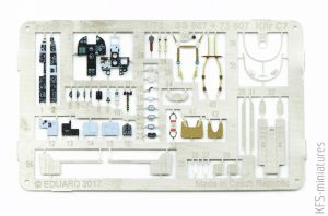 1/72 Kfir C7 - blachy Eduard