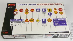 1/35 Traffic Signs Yugoslavia 1990's - MiniArt 