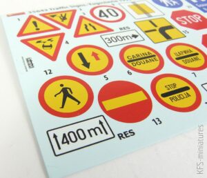 1/35 Traffic Signs Yugoslavia 1990's - MiniArt 