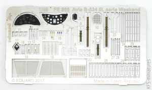 1/48 Avia B-534 III.serie Weekend - Blacha - Eduard