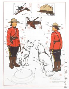 1/16 RCMP Female Officer with dog - ICM
