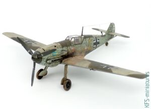 1/72 Bf 109E-4 - Special Hobby - Budowa cz.2