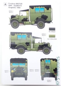 1/72 Fordson WOT2D - Van Body - Planet Models