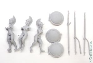 28mm Female Hoplites - Brother Vinni