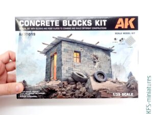 1/35 Concrete Blocks Kit - AK-Interactive