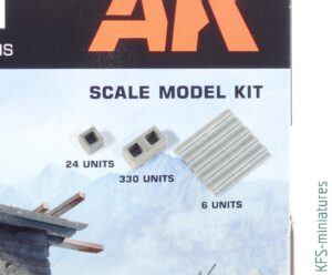 1/35 Concrete Blocks Kit - AK-Interactive