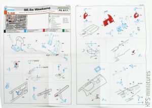 1/48 SE.5a Weekend - blaszka - Eduard