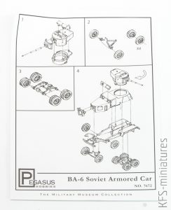 1/72 BA-6 Soviet Armored Car - Pegasus Hobbies