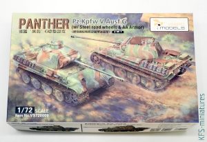 1/72 Panther Ausf. G w/Steel road wheels & AA Armour - Vespid Models
