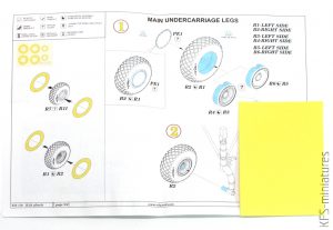 1/72 B-24 wheels - Eduard