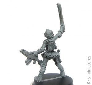 28mm Raging Annie - Bad Squiddo Games