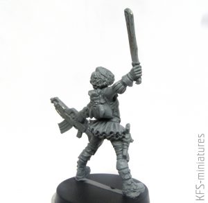 28mm Raging Annie - Bad Squiddo Games