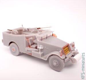 1/72 White M3A1 Scout Car - Budowa cz.1