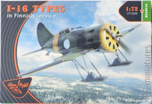 1/72 I-16 Type 5 In Finnish Service - Clear Prop Models