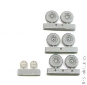 1/72 P-47N Wheels - Brengun