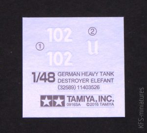 1/48 Elefant - Tamiya
