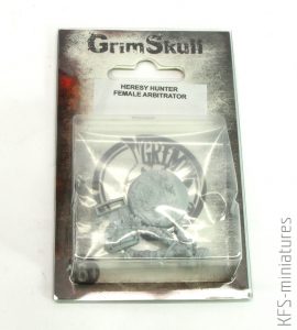 28mm Heresy Hunter Female Arbitrator - Grim Skull