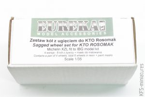 1/35 Sagged Wheel Set for KTO Rosomak - Eureka XXL