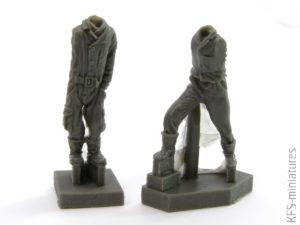 1/48 Japanese pilot and land crew - Reskit