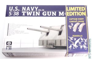 1/35 US Navy Mk.38 Twin Gun Mount - Limited edition - Pig Models
