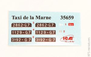 1/35 Taxi de la Marne Renault AG - ICM