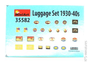 1/35 Luggage Set 1930-40s - MiniArt