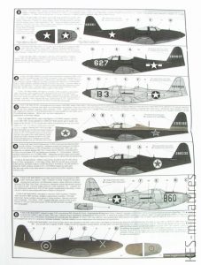 1/48 Bell P-63 Kingcobra - kalkomanie - Begemot