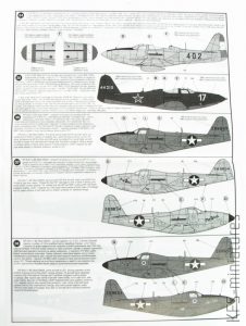 1/48 Bell P-63 Kingcobra - kalkomanie - Begemot