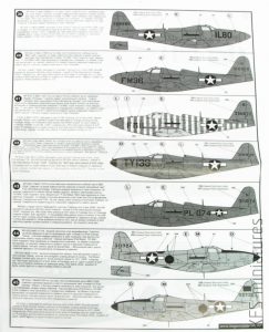 1/48 Bell P-63 Kingcobra - kalkomanie - Begemot