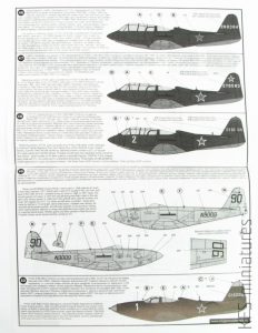 1/48 Bell P-63 Kingcobra - kalkomanie - Begemot