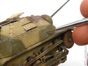 1/35 TKS 20mm – IBG – Wykończenie