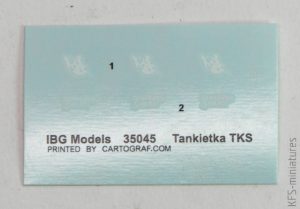 1/35 Tankietka TKS z CKM Hotchkiss wz.25 - IBG Models