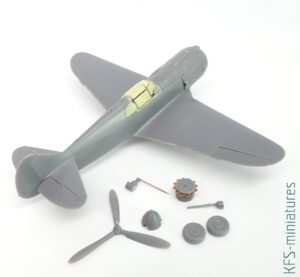 1/72 Lavochkin La-5 Late Version - Budowa cz.2