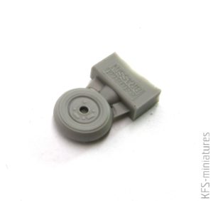 1/32 Spitfire Mk.IX wheels 5spoke for Tamiya - Eduard