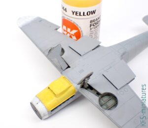 1/72 Bf 109F-4 - Eduard - Budowa cz.2