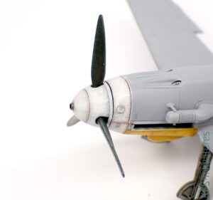 1/72 Bf 109F-4 - Eduard - Budowa cz.2