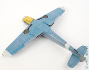 1/72 Bf 109F-4 - Eduard - Budowa cz.2