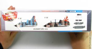 EGG F-5 Tiger II US Navy VFC 111 "Sundowners" F-5E & F-5F - Freedom Model Kits