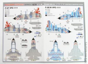 EGG F-5 Tiger II US Navy VFC 111 "Sundowners" F-5E & F-5F - Freedom Model Kits