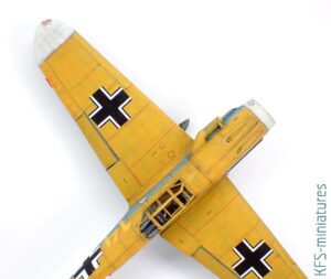 1/72 Bf 109F-4 - Eduard - Budowa cz.2