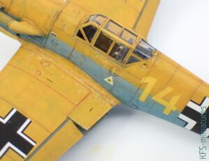 1/72 Bf 109F-4 - Eduard - Budowa cz.2