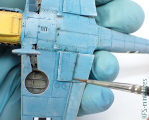 1/72 Bf 109F-4 - Eduard - Budowa cz.2