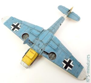 1/72 Bf 109F-4 - Eduard - Budowa cz.2