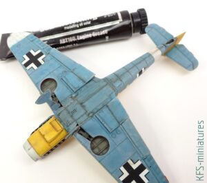 1/72 Bf 109F-4 - Eduard - Budowa cz.2