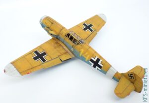 1/72 Bf 109F-4 - Eduard - Budowa cz.2