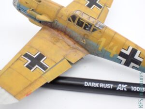 1/72 Bf 109F-4 - Eduard - Budowa cz.2